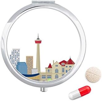 קנדה ציון דרך ועיר טלוויזיה מגדל גלולת מקרה כיס רפואת אחסון תיבת מיכל מתקן