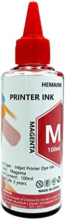 HEMAINK 5x100ml Bottles Ink Compatible with Canon PGI-280XXL CLI-281XXL for Pixma TR8620 TR8600 TR8620a TR8622 TS6220