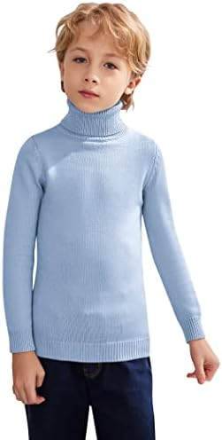 סוודר סרוג כבל גולף מצולע של בויו בוי סוודר סוודר בכושר דק לילדים 4-13 שנים